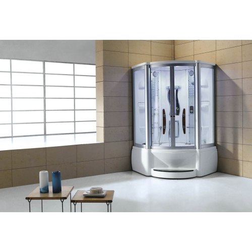 Cabine de douche hydromassante avec hammam et baignoire AT-010A
