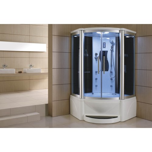 Cabine de douche hydromassante avec hammam et baignoire AT-011A