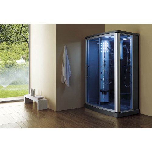 Cabine de douche hydromassante avec hammam AS-016