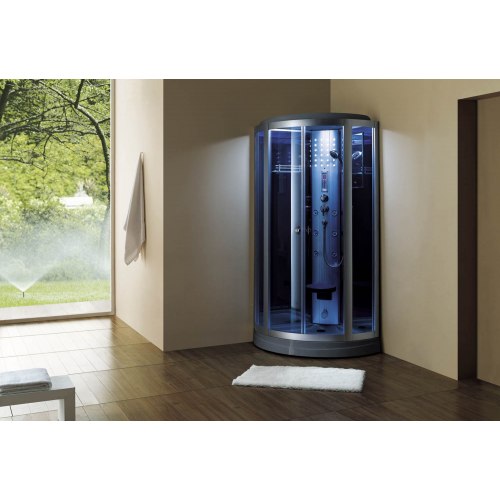 Cabine de douche hydromassante avec hammam AS-018-1