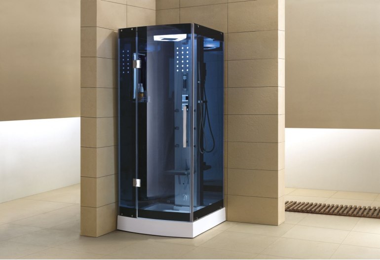 Cabine de douche hydromassante avec hammam AS-002B-2
