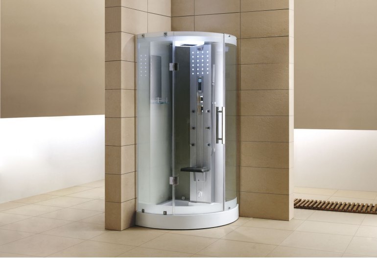 Cabine de douche hydromassante avec hammam AS-003A-2