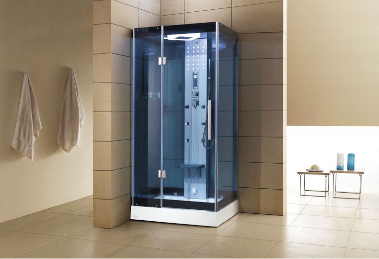 Cabine de douche hydromassante avec hammam AS-005B-3