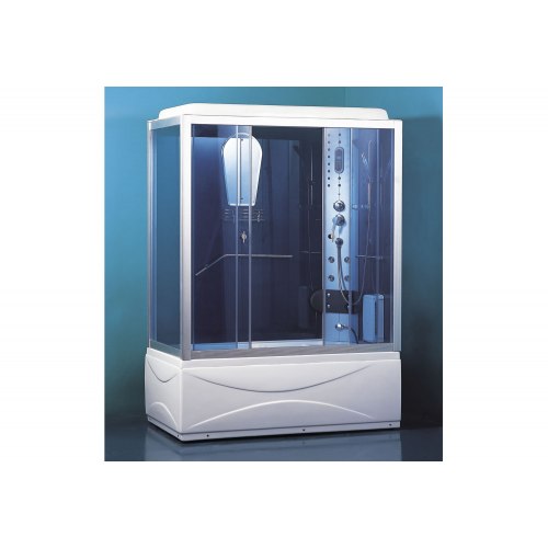 Cabine de douche hydromassante avec hammam et baignoire AT-007B